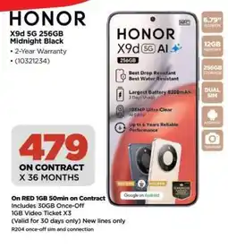 HiFi Corp HONOR X9d 5G 256GB Midnight Black offer