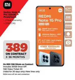 HiFi Corp Redmi Note 15 Pro 256GB + Powerbank offer