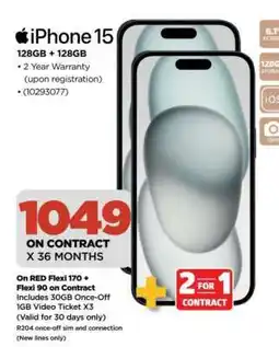HiFi Corp iPhone 15 128GB + 128GB offer