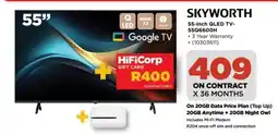 HiFi Corp SKYWORTH 55-Inch QLED TV-55Q6600H offer