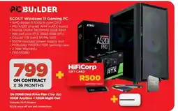 HiFi Corp SCOUT Windows 11 Gaming PC offer