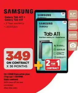 HiFi Corp Samsung Galaxy Tab A11 + Galaxy Tab A11 offer