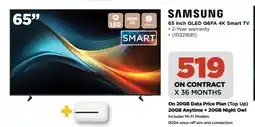 HiFi Corp Samsung 65 inch QLED Q6FA 4K Smart TV offer