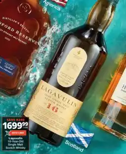 Checkers Lagavulin 16-Year-Old Single Malt Scotch Whisky offer