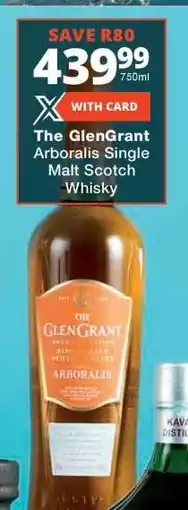 Checkers The GlenGrant Arboralis Single Malt Scotch Whisky offer