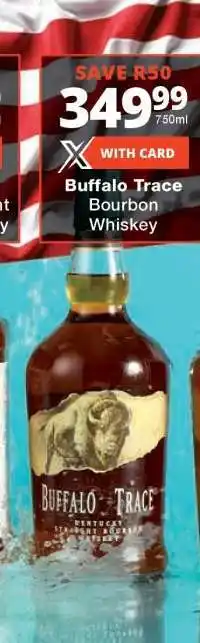 Checkers Buffalo Trace Bourbon Whiskey offer