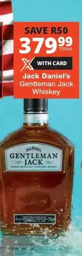 Checkers Jack Daniel’s Gentleman Jack Whiskey offer