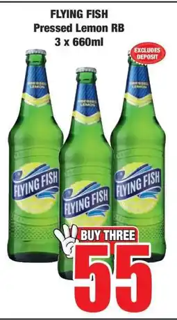 Boxer FLYING FISH Pressed Lemon RB 3 x 660ml offer