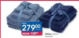 Clicks Clicks 6-Piece Towel Set offer