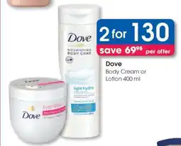 Clicks Dove offer