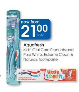 Clicks AquaFresh offer