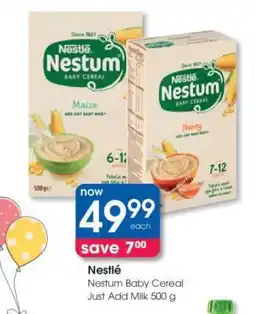 Clicks Nestlé Nestum Baby Cereal Just Add Milk 500 g offer