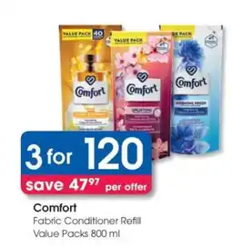 Clicks COMFORT offer