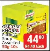 KitKat Cash and Carry Knorr Packet Soup Assorted offer