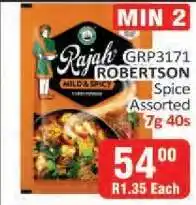 KitKat Cash and Carry Rajah Robertson Spice Assorted offer