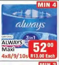 KitKat Cash and Carry ALWAYS Maxi offer