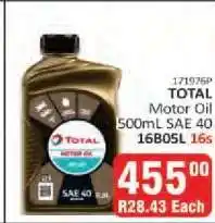 KitKat Cash and Carry TOTAL Motor Oil offer