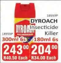 KitKat Cash and Carry DYROACH Insecticide Killer 300ml 6s offer