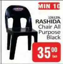KitKat Cash and Carry RASHIDA CHAIR All Purpose Black offer