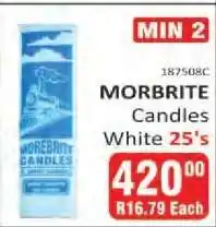 KitKat Cash and Carry MORBRITE Candles White 25's offer