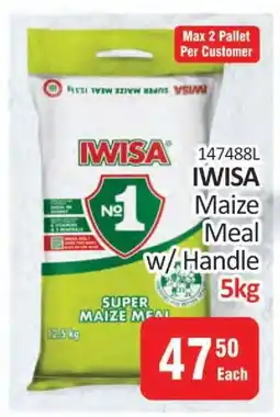 KitKat Cash and Carry IWISA Maize Meal w/Handle 5kg offer