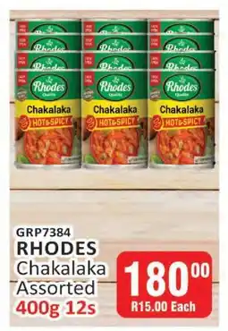 KitKat Cash and Carry RHODES Chakalaka Assorted 400g 12s offer