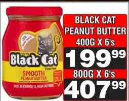 Advance Cash n Carry BLACK CAT PEANUT BUTTER 400G X 6's offer
