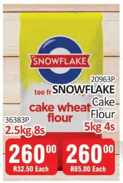 KitKat Cash and Carry SNOWFLAKE Cake Wheat Flour 2.5kg 8s offer