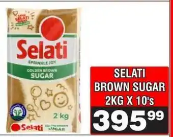 Advance Cash n Carry SELATI BROWN SUGAR 2KG X 10's offer