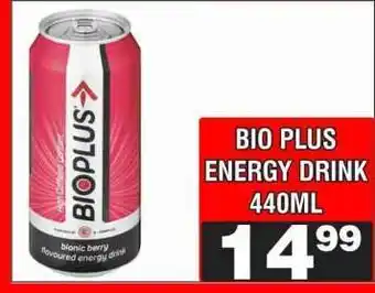 Advance Cash n Carry BIO PLUS ENERGY DRINK 440ML offer