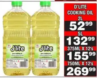 Advance Cash n Carry d'LITE COOKING OIL 2L offer