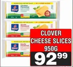 Advance Cash n Carry Clover Cheese Slices 950g offer