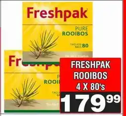 Advance Cash n Carry FRESHPAK ROOIBOS 4 X 80's offer