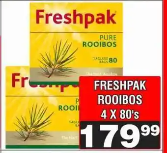 Advance Cash n Carry FRESHPAK ROOIBOS 4 X 80's offer