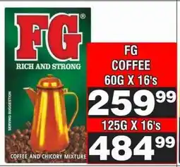 Advance Cash n Carry FG COFFEE 60G X 16's offer