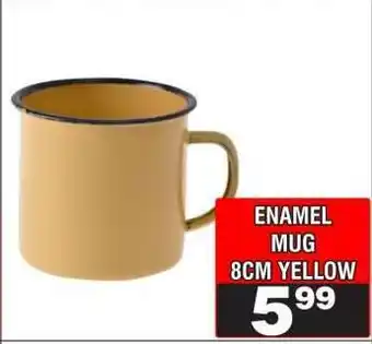Advance Cash n Carry ENAMEL MUG 8CM YELLOW offer