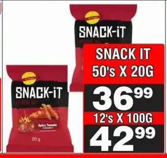 Advance Cash n Carry SNACK IT 50's X 20G offer