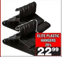 Advance Cash n Carry ELITE PLASTIC HANGERS 20's offer