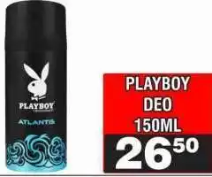 Advance Cash n Carry PLAYBOY DEO 150ML offer