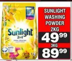 Advance Cash n Carry SUNLIGHT WASHING POWDER 2KG offer