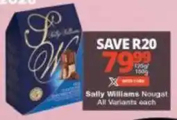 Checkers Sally Williams Nougat All Variants offer