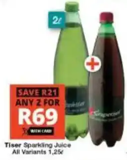 Checkers Tiser Sparkling Juice All Variants offer
