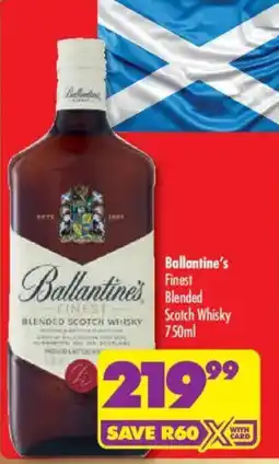 Shoprite Liquor Ballantine's Finest Blended Scotch Whisky offer