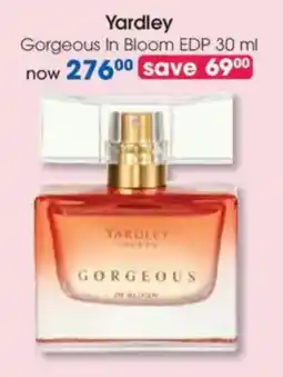 Clicks Yardley Gorgeous In Bloom EDP offer