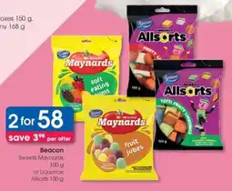Clicks Beacon Sweets Maynards or Liquorice Allsorts offer