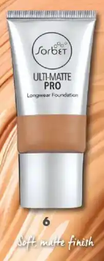 Clicks Sorbet Ulti-Matte Pro Longwear Foundation offer
