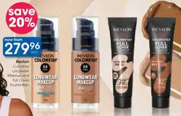 Clicks Revlon Colorstay Longwear Makeup and Full Cover Foundation offer