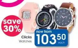 Clicks Clicks Watches offer