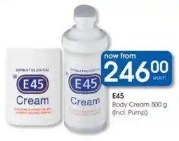 Clicks E45 Body Cream offer