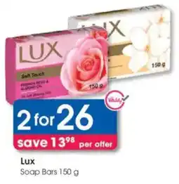 Clicks Lux Soap Bars offer